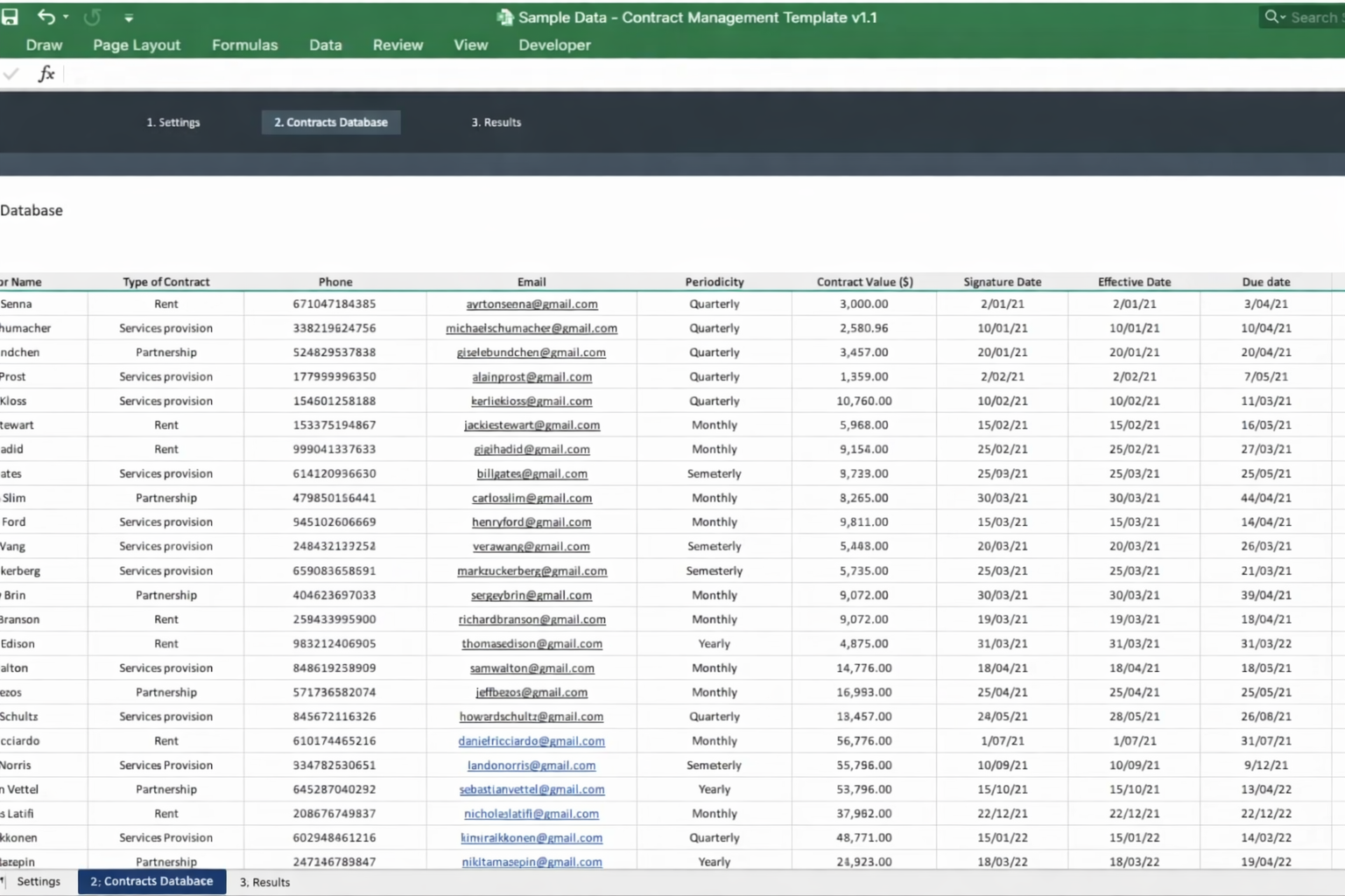 Manual Excel Contract Management Template vs Automated Contract ...