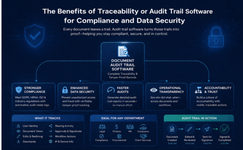 The Benefits of Traceability or Audit Trail Software for Compliance and Data Security