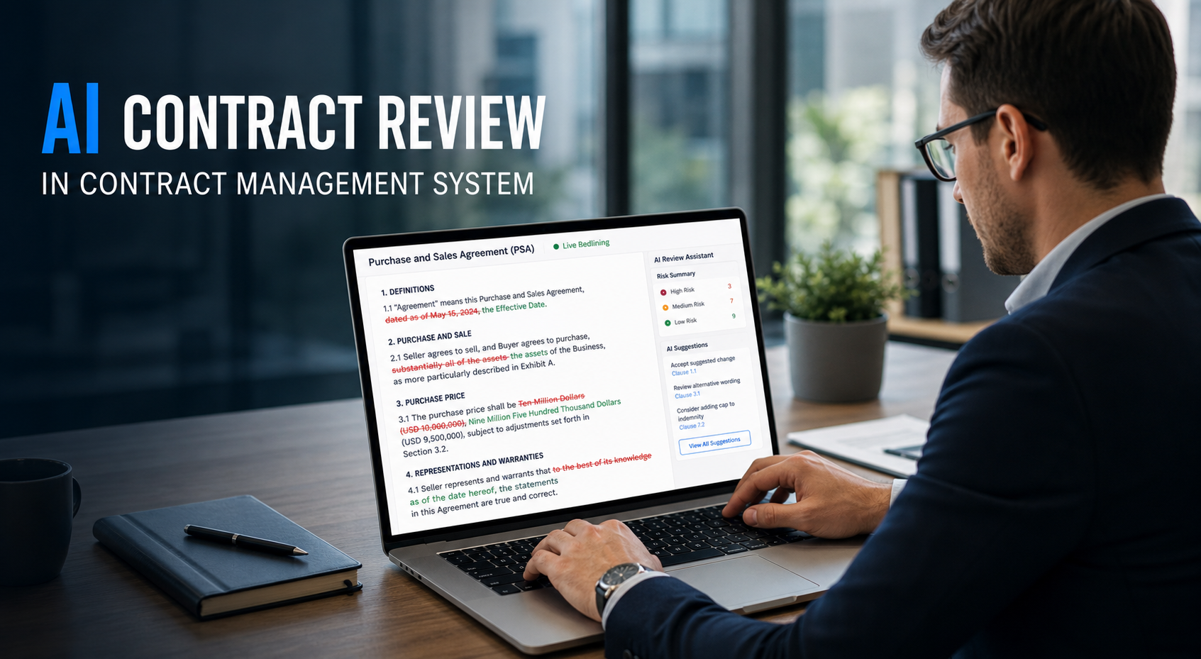 AI Contract Review in Contract Management System and AI contract Checker 2