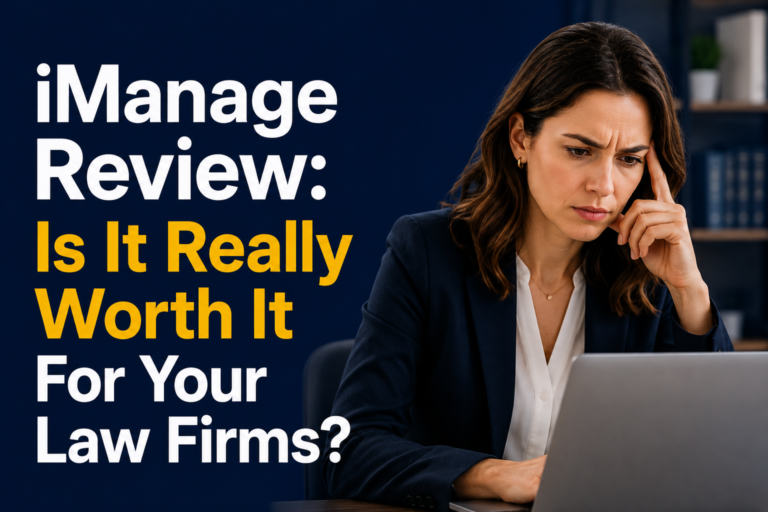 iManage Review: Is It Really Worth It For Your Law Firms?